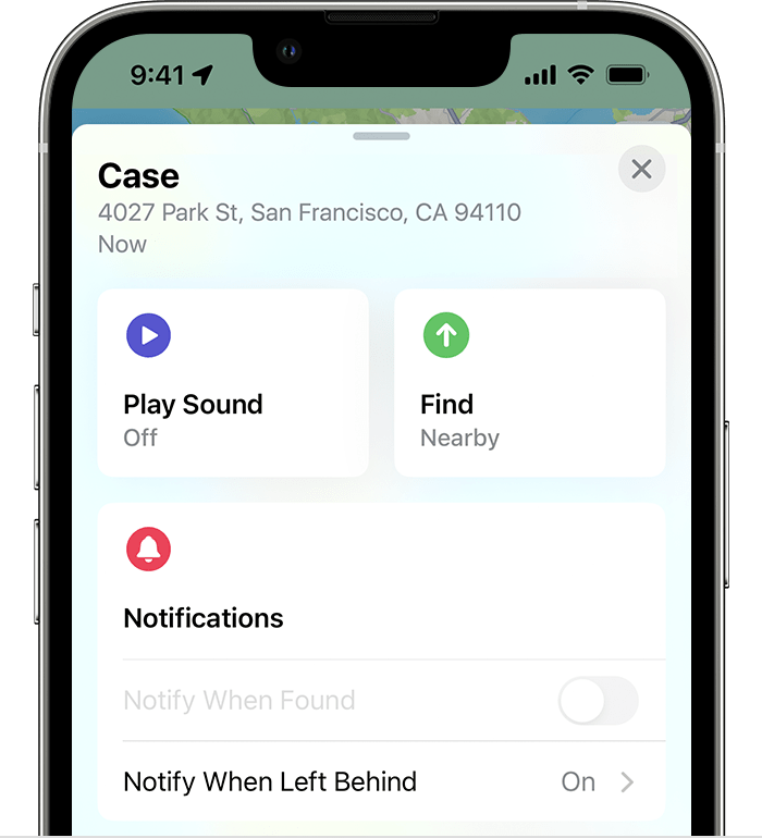 play sound when lost airpods