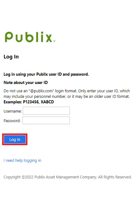 how to login publix oasis passport employee login